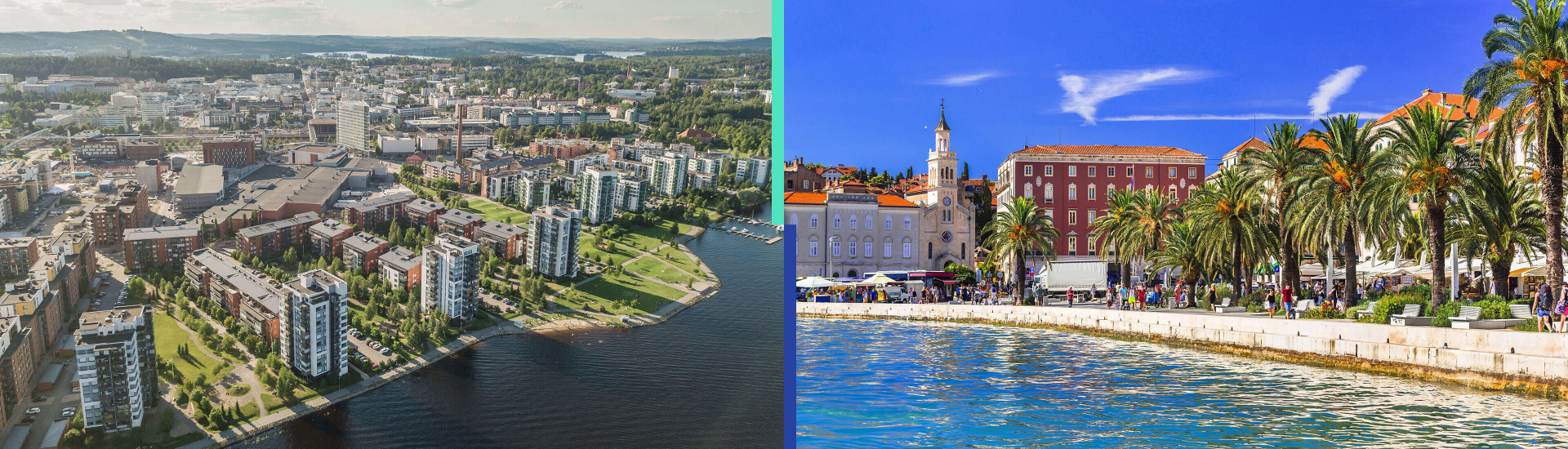 Meet the ICC cities: Jyväskylä (Finland) and Split (Croatia)