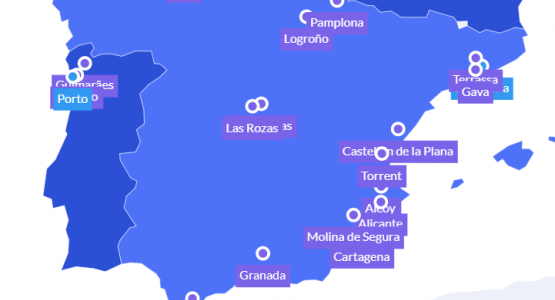 Spanish ICC cities